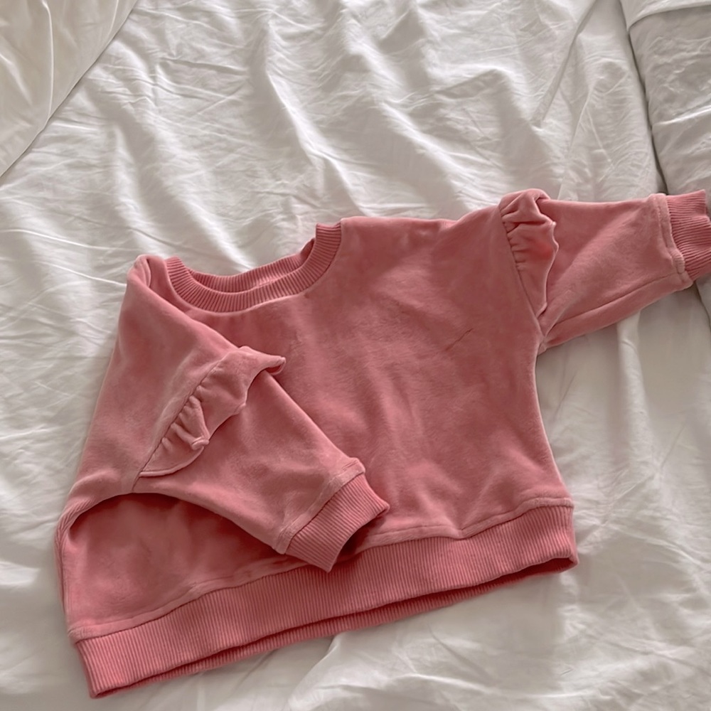 Baby Velour Sweatshirt